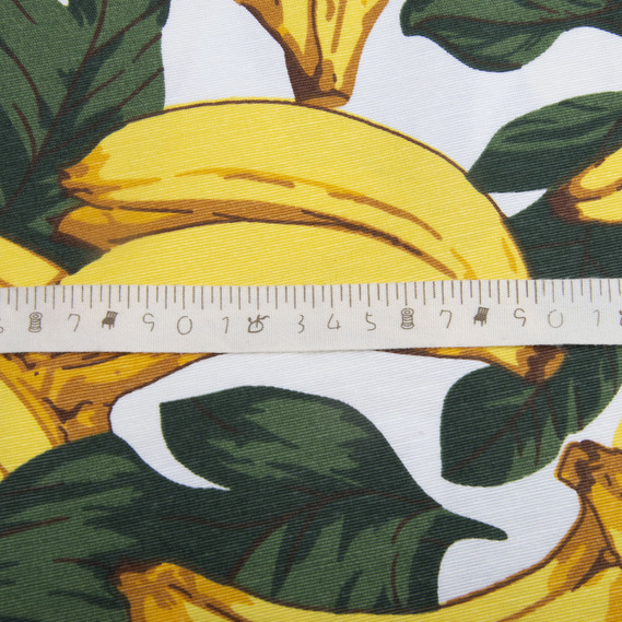 Тканина декоративна бавовна з водовідштовхувальним просоченням, для скатертин, штор, декору банан, фото 5