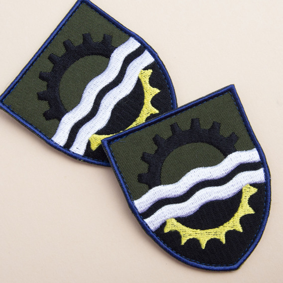 Шеврон на липучці 145 окремий ремонтно-вiдновлювальний полк Командування Сил логістики ЗСУ 7х8 см, фото 4