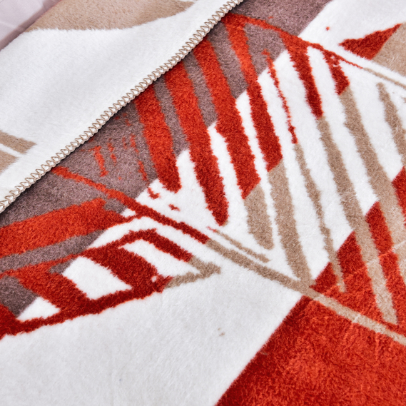 Plaid blanket cotton Kassandra TM IDEIA 150x220 см помаранч, фото 8