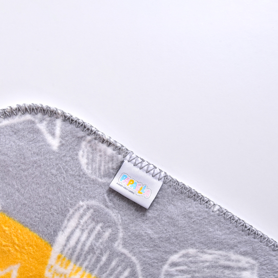 Плед дитячий бавовна BABY ТM PAPAELLA 90х120 см серденько, фото 6