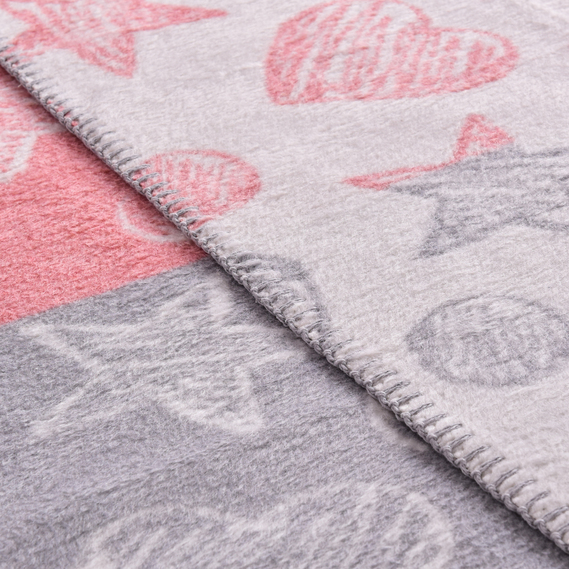 Плед дитячий бавовна BABY ТM PAPAELLA 90х120 см серденько, фото 7