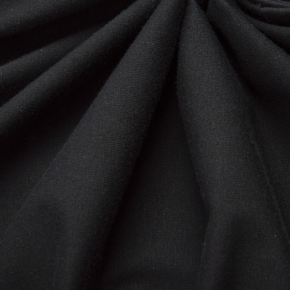 Fabric jersey 180 g/m2 cotton чорний, фото 2