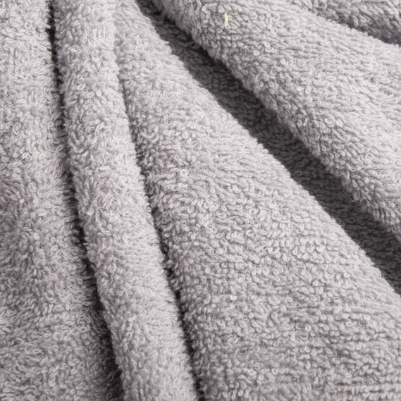 Махрове полотно бавовна 430 гр/м2, махра, бавовна, тканина рушникова, для халатів, махрова натуральна сіре, фото 2