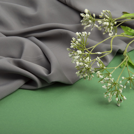 Тканина плательна Wave crep,150 см, для одягу, суконь, костюмів, спідниць лавр, фото 3