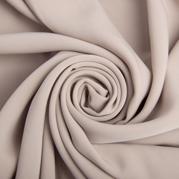 Тканина плательна Wave crep,150 см, для одягу, суконь, костюмів, спідниць беж, фото 1