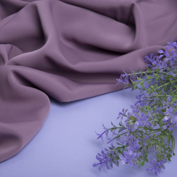 Тканина плательна Wave crep,150 см, для одягу, суконь, костюмів, спідниць лілова, фото 3 Тканина плательна Wave crep,150 см, для одягу, суконь, костюмів, спідниць лілова, фото 3