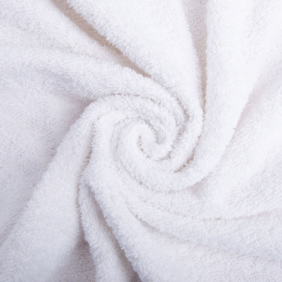 Махрове полотно бавовна 430 гр/м2, махра, бавовна, тканина рушникова, для халатів, махрова натуральна молоко, фото 1