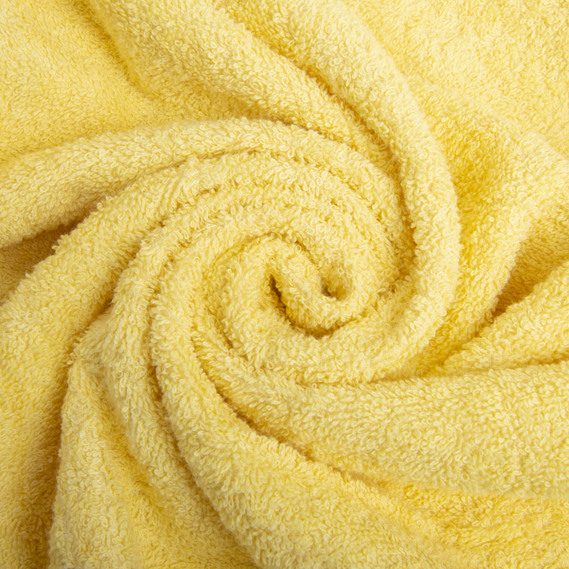 Махрове полотно бавовна 430 гр/м2, махра, бавовна, тканина рушникова, для халатів, махрова натуральна жовте , фото 1