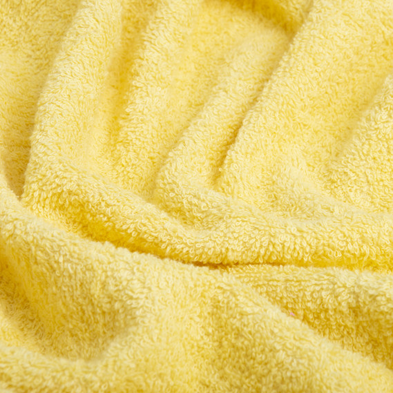 Махрове полотно бавовна 430 гр/м2, махра, бавовна, тканина рушникова, для халатів, махрова натуральна жовте , фото 2