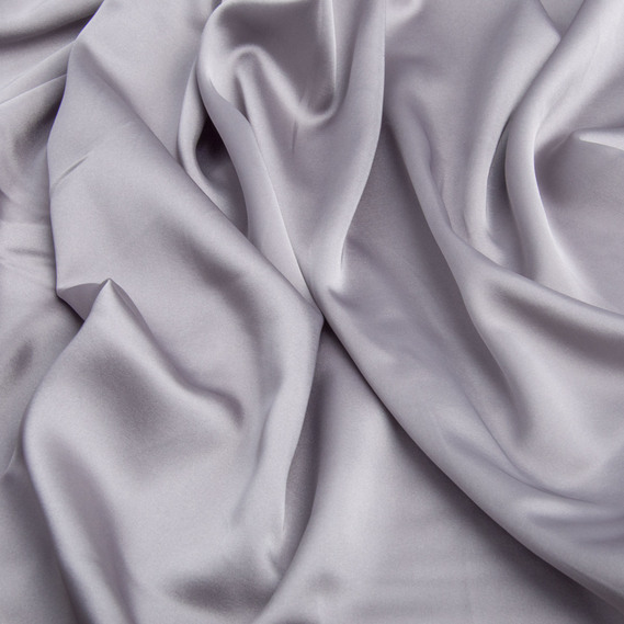 Тканина костюмна SCARLETT light, 145 см, 260 гр/м2, блискуча тканина, тканина для вечірньої сукні, атласна тканина, шовкова тканина темно сіра, фото 2 Тканина костюмна SCARLETT light, 145 см, 260 гр/м2, блискуча тканина, тканина для вечірньої сукні, атласна тканина, шовкова тканина темно сіра, фото 2