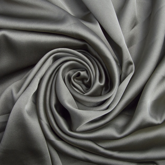 Тканина костюмна SCARLETT light, 145 см, 260 гр/м2, блискуча тканина, тканина для вечірньої сукні, атласна тканина, шовкова тканина хакі, фото 1