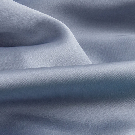Тканина костюмна SCARLETT light, 145 см, 260 гр/м2, блискуча тканина, тканина для вечірньої сукні, атласна тканина, шовкова тканина світлий денім, фото 1