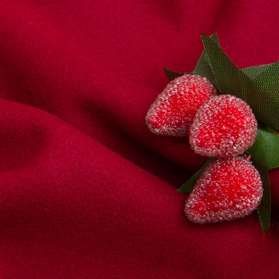 Тканина пальтова Дакота однотонна, 150 см, 397 гр/м2 світла вишня, фото 3 Тканина пальтова Дакота однотонна, 150 см, 397 гр/м2 світла вишня, фото 3