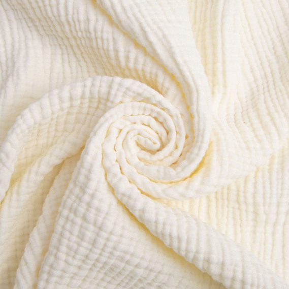 Fabric Muslin cotton 4-layer крем , фото 1 Fabric Muslin cotton 4-layer крем , фото 1