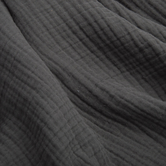 Fabric Muslin cotton 4-layer т/сіра, фото 2 Fabric Muslin cotton 4-layer т/сіра, фото 2