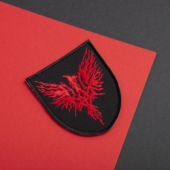 Phoenix Velcro Patch, 8x9.5 cm червоний , фото 2 Phoenix Velcro Patch, 8x9.5 cm червоний , фото 2