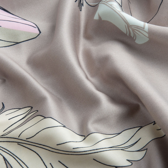 Satin fabric for bed linen cotton 2.4 m папороть беж, фото 2 Satin fabric for bed linen cotton 2.4 m папороть беж, фото 2