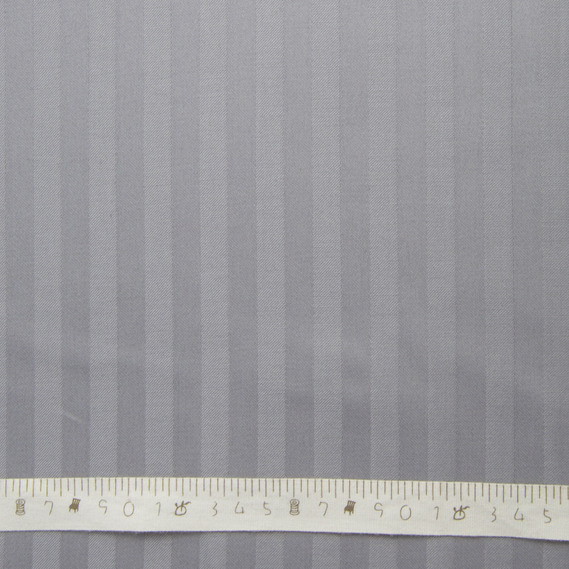 Тканина сатин жакард для постільної білизни 2,4 м 02082 у смужку сіра, фото 4