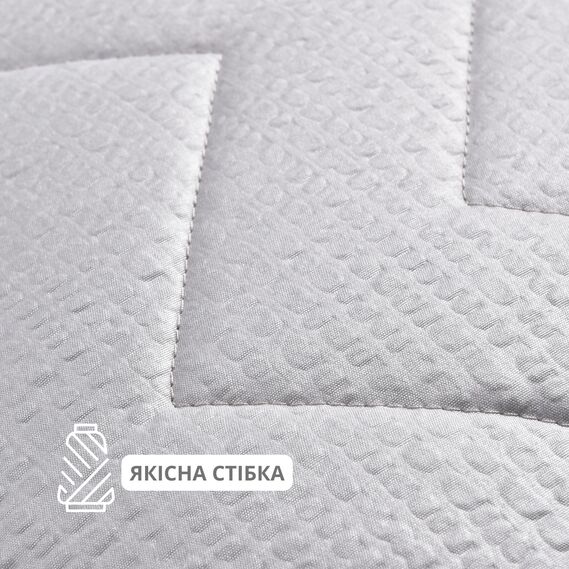 Подушка NORDIC COMFORT+ IDEIA 50х70 см с молнией, антиаллергенная сіра, фото 15