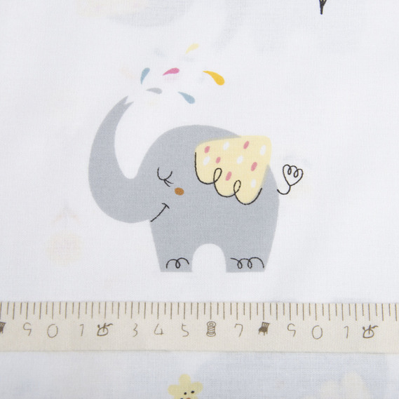 Тканина бязь ранфорс для постільної білизни, бавовна, 130 гр/м2, 240 см 25872/2 слоненя молоко, фото 4 Тканина бязь ранфорс для постільної білизни, бавовна, 130 гр/м2, 240 см 25872/2 слоненя молоко, фото 4