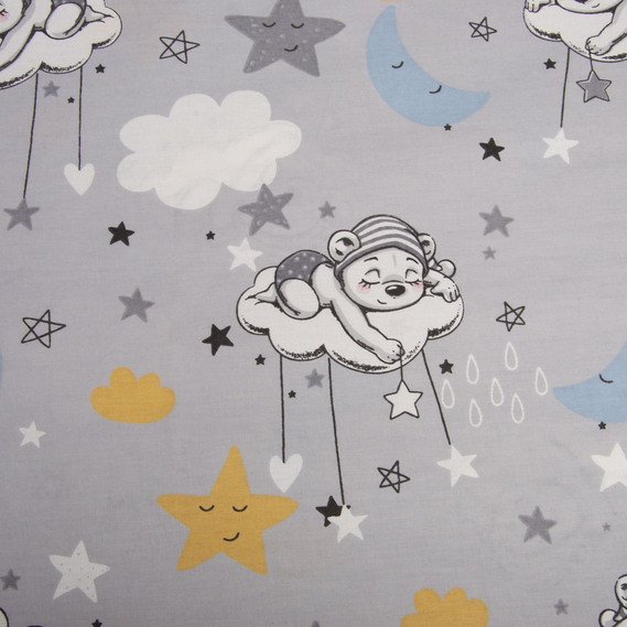 Ranfors coarse calico fabric 9999/10 сонька сіра, фото 3