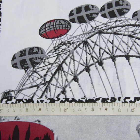 Тканина бязь ранфорс для постільної білизни 2,4 м V-G5639/1 LONDON, фото 4