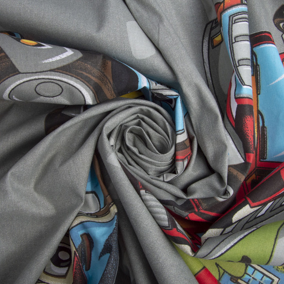 Тканина бязь ранфорс для постільної білизни 2,4 м V14052/3 місто, фото 1 Тканина бязь ранфорс для постільної білизни 2,4 м V14052/3 місто, фото 1