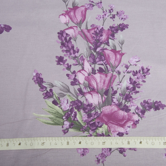 Calico fabric 2.4 Selonya V-25216/47 лаванда лілова, фото 4