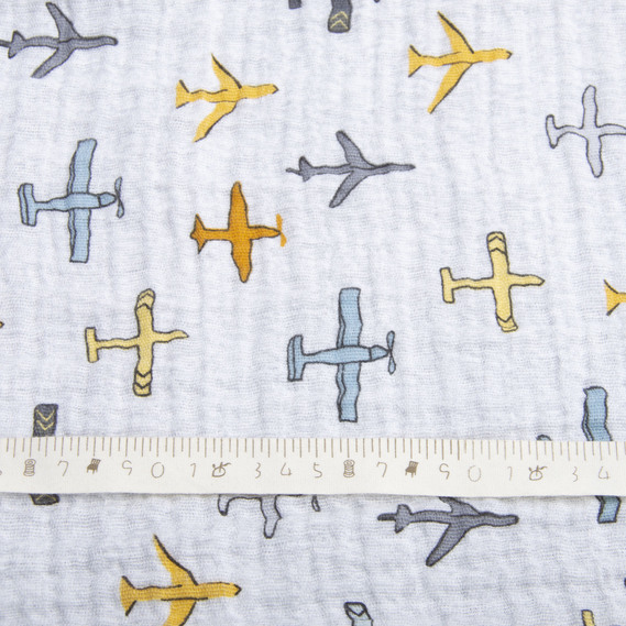 Тканина бавовняна Муслін 170 см, 120 г/м2 для суконь, блузок, спідниць, халатів, костюмів, пледів літачок, фото 4