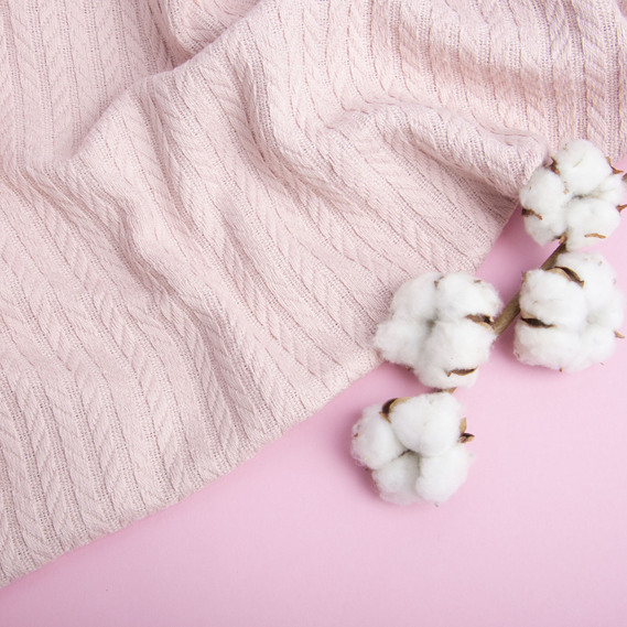 Fabric - Decorative Cotton "Kosichka" 290 g/m2 пудра, фото 1 Fabric - Decorative Cotton "Kosichka" 290 g/m2 пудра, фото 1