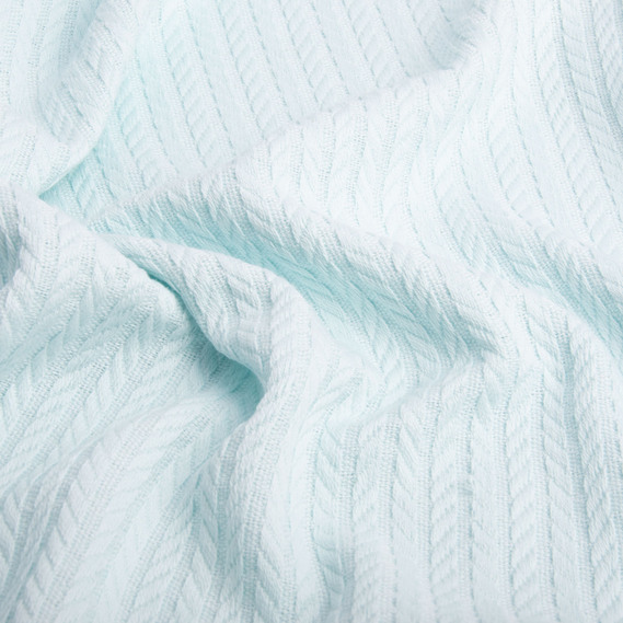 Fabric - Decorative Cotton "Kosichka" 290 g/m2 св/бірюза, фото 3 Fabric - Decorative Cotton "Kosichka" 290 g/m2 св/бірюза, фото 3