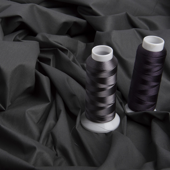 Тканина бязь ранфорс для постільної білизни, бавовна 130 гр/м2, 240 см V-95 графіт, фото 3