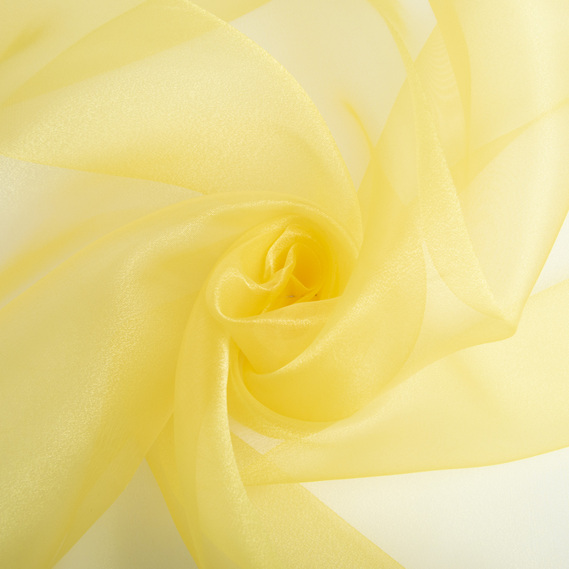 Тканина органза жовта, фото 1