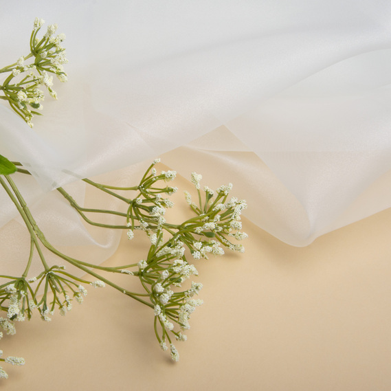 Organza fabric крем, фото 3
