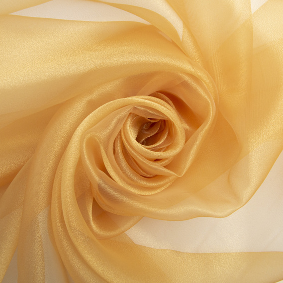 Organza fabric гірчиця, фото 1