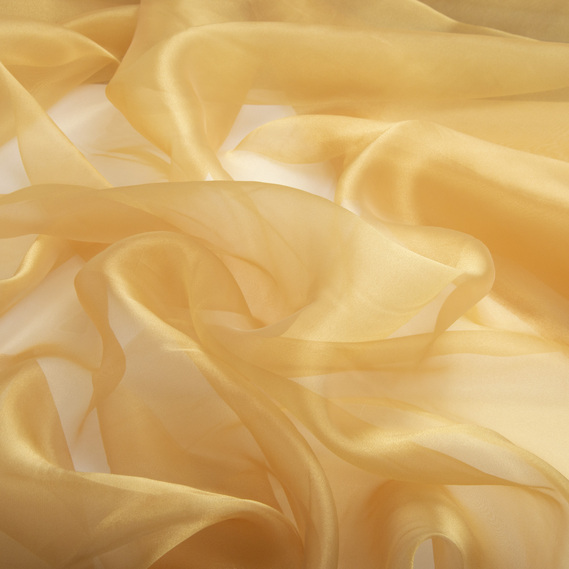 Organza fabric гірчиця, фото 2