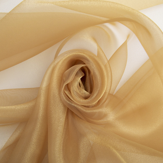 Organza fabric т/золото, фото 1
