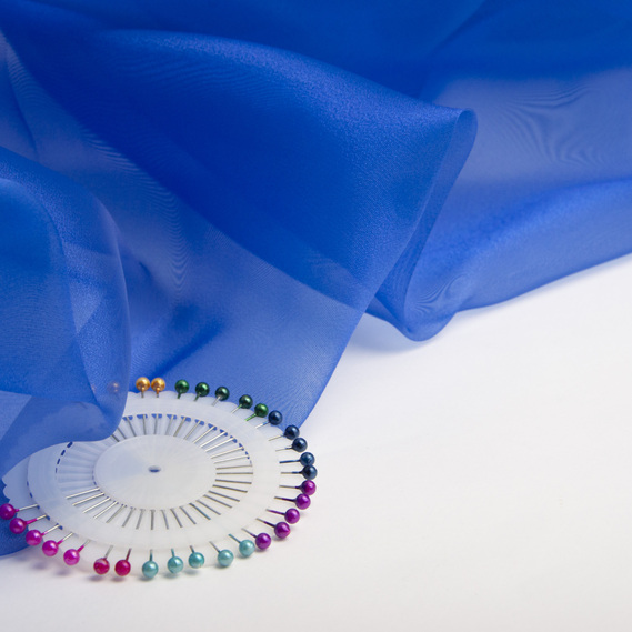 Тканина органза індіго, фото 3