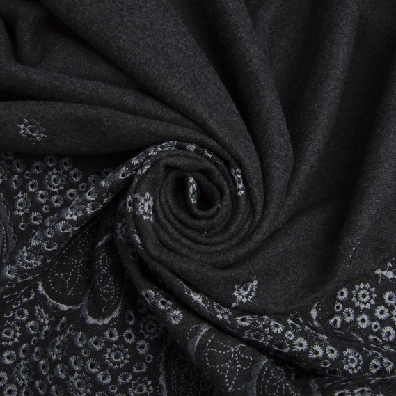 Тканина костюмна WT-14489 Орлена темно сіра, фото 1 Тканина костюмна WT-14489 Орлена темно сіра, фото 1