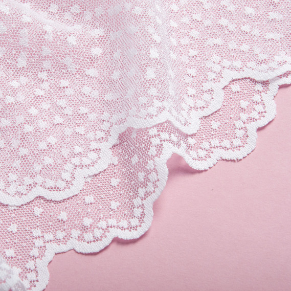 Ткань тюль жаккард V-1 білий, фото 4 Ткань тюль жаккард V-1 білий, фото 4