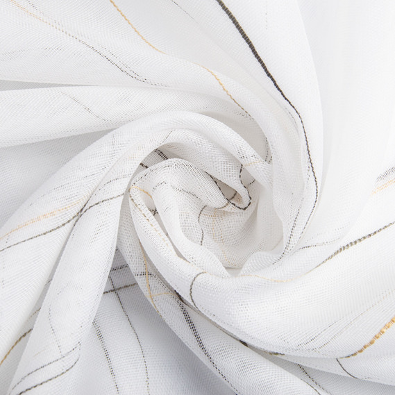 Ткань тюль рогожка V-6/6 жовто-зелен.смужка, фото 1 Ткань тюль рогожка V-6/6 жовто-зелен.смужка, фото 1