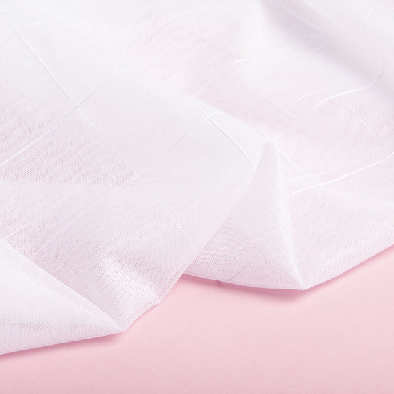 Ткань тюль рогожка V-55/1 білий, фото 3 Ткань тюль рогожка V-55/1 білий, фото 3