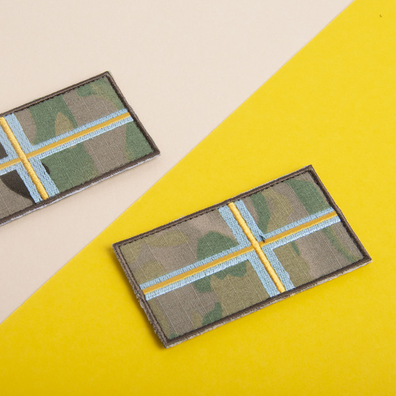 Шеврон нашивка на липучке Погон Капелан, вышитый патч 5х9,5 см мультикам, фото 4 Шеврон нашивка на липучке Погон Капелан, вышитый патч 5х9,5 см мультикам, фото 4