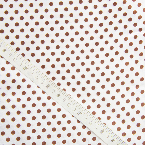 Fabric Atlas Peas multi-colored конфеті молоко/корич №1, фото 5