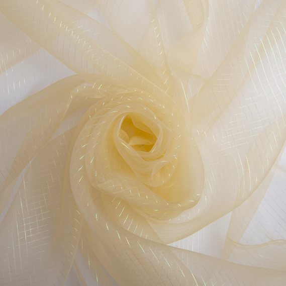 Organza chameleon stripes пісок, фото 1