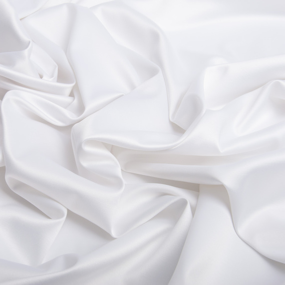 Dress fabric satin Dana біла, фото 2