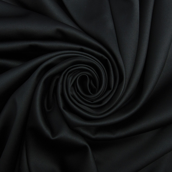 Dress fabric satin Dana чорна, фото 1