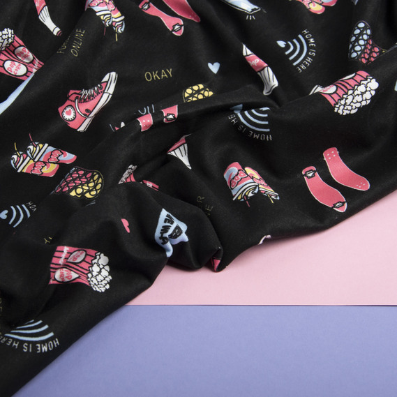 Трикотажне полотно Інтерлок 190 гр/м2 вікенд, фото 3