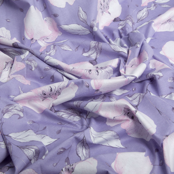 Fabric jersey 145 gr/m2 roses, фото 2 Fabric jersey 145 gr/m2 roses, фото 2