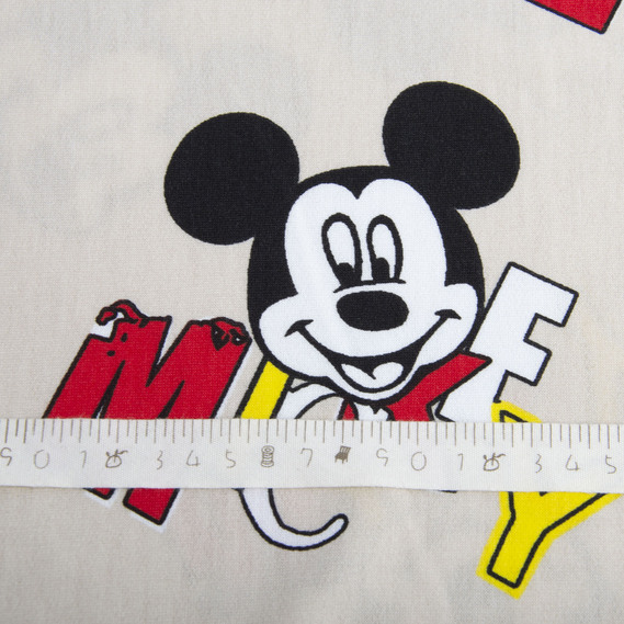 Ткань трикотаж двухнитка Микки маус 190 гр/м2, фото 3